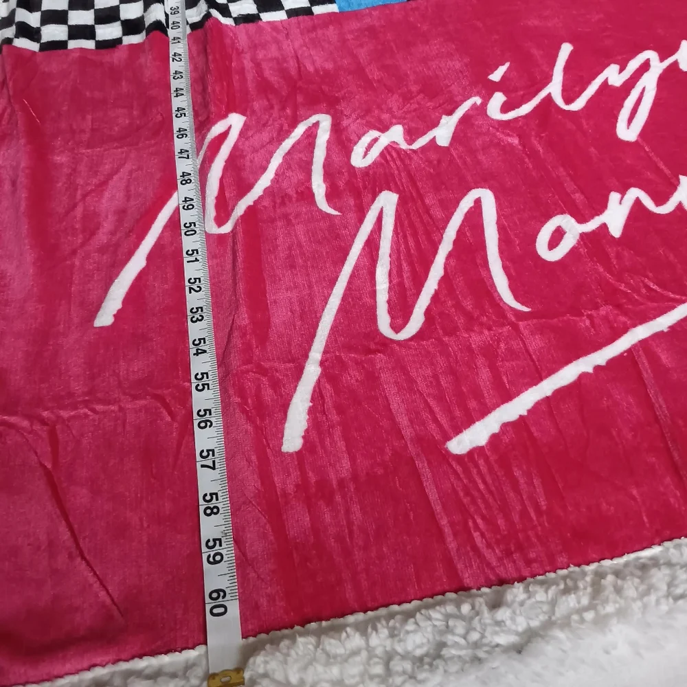 Marilyn Monroe Pop Art Soft And Comfy Big Throw Blanket Bedsure 100% Polyester
